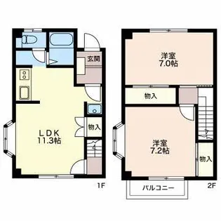 ノース・カナルAの間取り