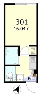 SINCREASE代田橋【3階】の間取り