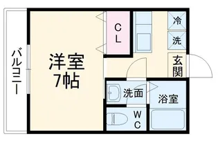 セントラルハイツNAKADA【3階】の間取り
