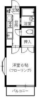 パルハイツ【2階】の間取り
