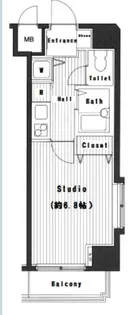 グランド・ガーラ幡ヶ谷East【3階】の間取り