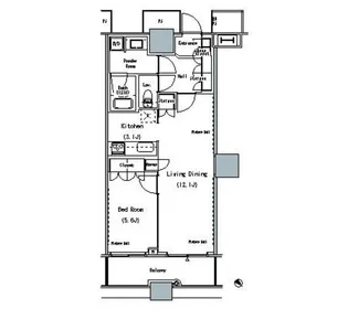 THE TOKYO TOWERS MIDTOWER(ザ・東京タワーズ【14階】の間取り