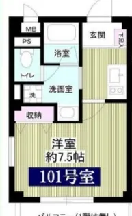 b’CASA川崎大師【1階】の間取り