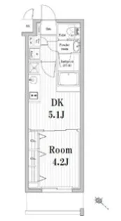 東京都新宿区市谷鷹匠町【マンション】の間取り