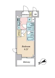 プライマル大森【1階】の間取り