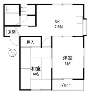 トリフォード久喜・B号棟【2階】の間取り