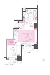 東京都千代田区東神田2【マンション】の間取り