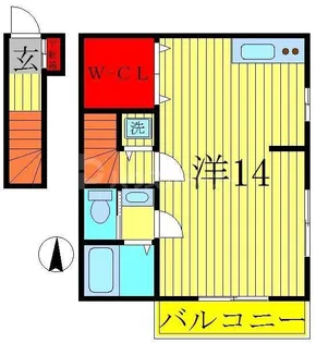 サザンコート【2階】の間取り