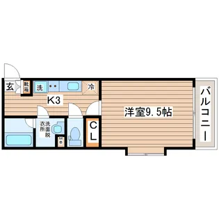 プランドビル本町【8階】の間取り