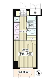 タキミハウス渋谷【3階】の間取り