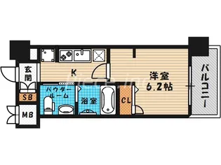 1Kの間取り画像