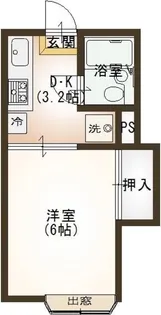 第一パレスハシモト【1階】の間取り