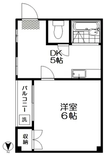 若菜ビル【2階】の間取り
