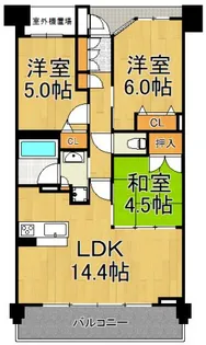 ワコーレ武庫之荘本町【3階】の間取り