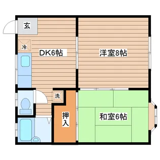 メゾン・シャルマン【2階】の間取り