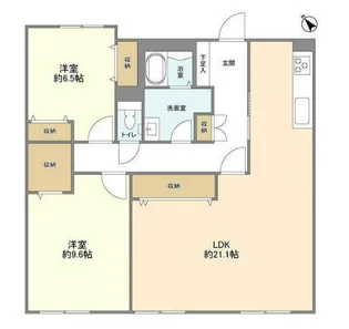 東京都中央区日本橋浜町3【マンション】の間取り