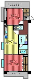 コンフォール・ノグチ【4階】の間取り