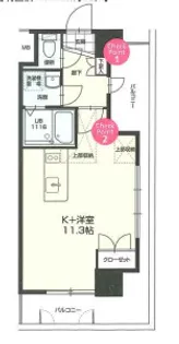 NO.70 HARBOR SOUTH TOWER【20階】の間取り
