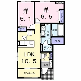 グラン・アーブル VII【1階】の間取り