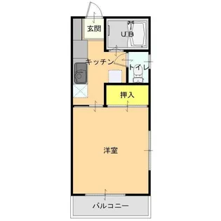 ニューハイツマサミ【1階】の間取り