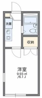 レオパレスイキ明大前【2階】の間取り