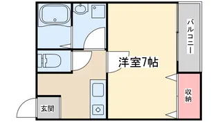 ライトコート十三元今里【4階】の間取り