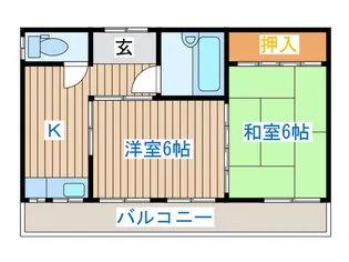 NNコーポ【1階】の間取り