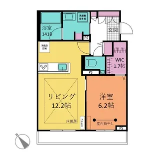 AZU【1階】の間取り