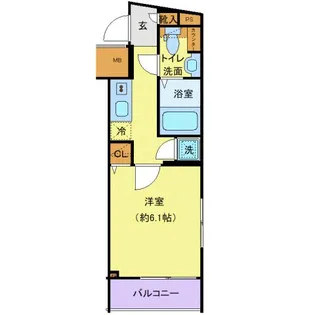 クレヴィスタ方南町II【3階】の間取り