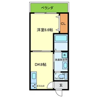大阪府大阪市生野区小路東3【アパート】の間取り