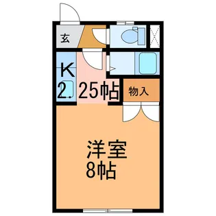 ザ・コーポ【2階】の間取り