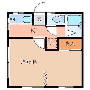 イニシアティブ楢山【2階】の間取り