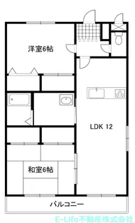 プレステージ御領【1階】の間取り