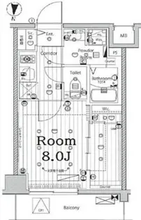 メイクス池上ルーチェ【3階】の間取り