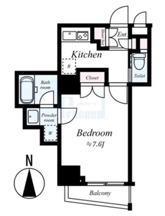 THE PREMIUM SUITE 新宿下落合【3階】の間取り