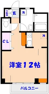 学園ハイム【2階】の間取り