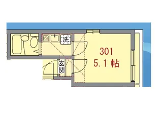 ベルエステート東十条【3階】の間取り