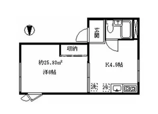フレグランススリーゼ【1階】の間取り