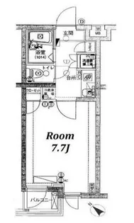 ヴィーダ高井戸【3階】の間取り