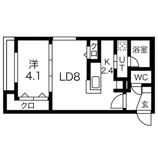 北海道札幌市豊平区豊平八条8【マンション】の間取り
