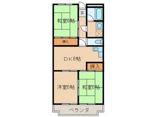 ロイヤルメゾン森本【1階】の間取り