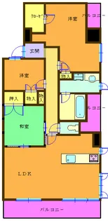ライオンズ前橋大手町【13階】の間取り