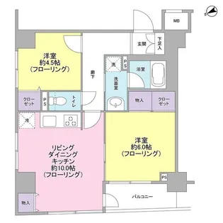 パートナーシップアパートメント【4階】の間取り