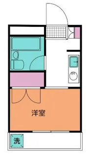 エメラルドハイツ中里【1階】の間取り
