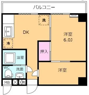 ヘレンハウゼ【2階】の間取り
