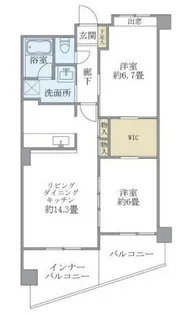 東京都荒川区東尾久8【マンション】の間取り
