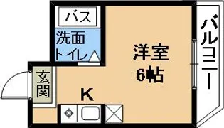 ソレイユヤマダ【2階】の間取り
