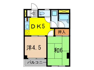北村ビル【2階】の間取り