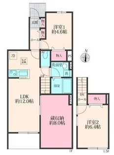 ラフィネート【1階】の間取り
