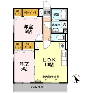 マグノリア【2階】の間取り
